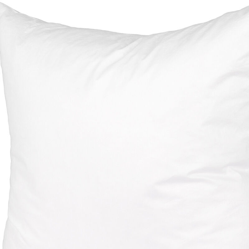 HomeRoots 22" White Cotton Down Blend Throw Pillow Insert image number 2