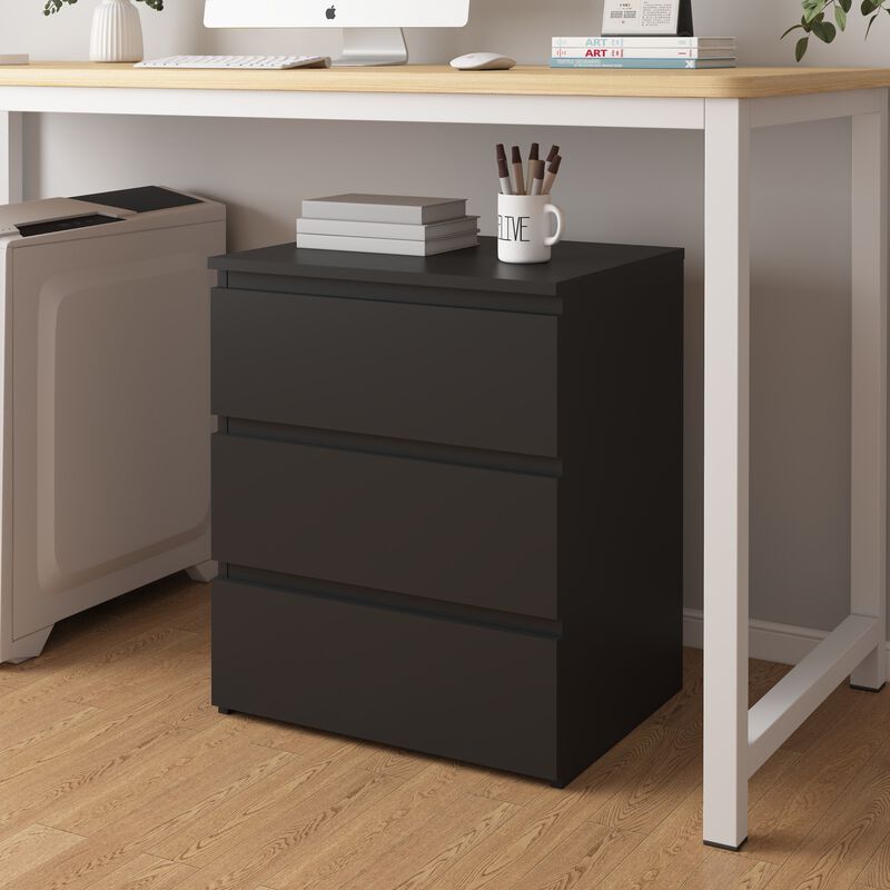 GOODSILO Set of 2 3-Drawer Multi-Functional Storage Units, Versatile Small Dressers, Nightstands, Side Tables, Chests of Drawers for Bedroom, Closet, Home Office, Entryway, Hallway image number 6