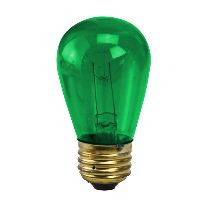 Pack of 25 Incandescent S14 Green St Patrick's Day Replacement Bulbs