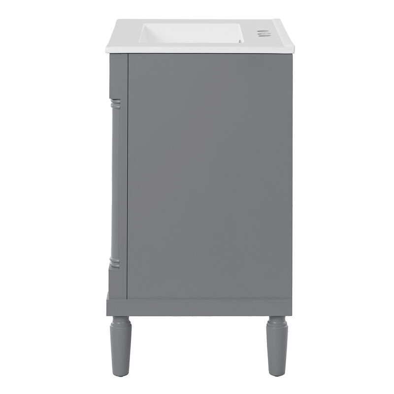 24'' Bathroom Vanity  with Top Sink and Storage Cabinet