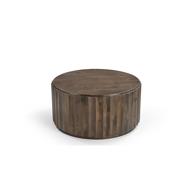 Taran Designs Lennox Round Solid Wood Coffee Table