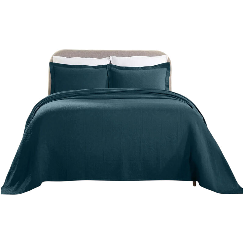 Lightweight Cotton Matelasse Bedspread and Shams Set for Bedroom image number 2
