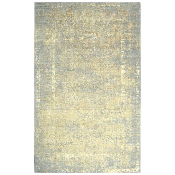 Hybrid Cut Pile Wool/ Tencel Rug, 10' x 13'