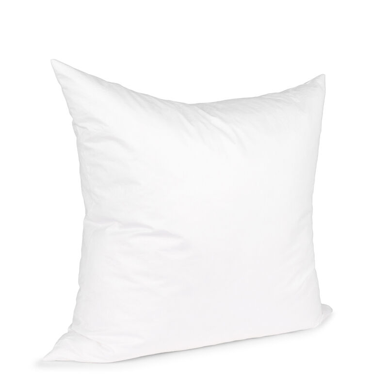 HomeRoots 20" White Cotton Down Blend Throw Pillow Insert image number 2