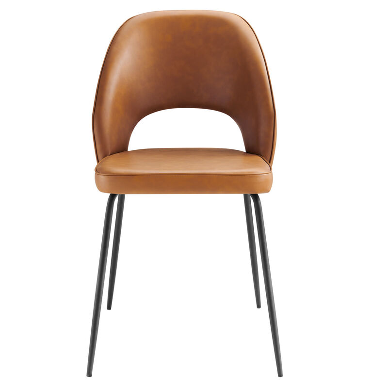 Nico Vegan Leather Dining Chair Set of 2 image number 4