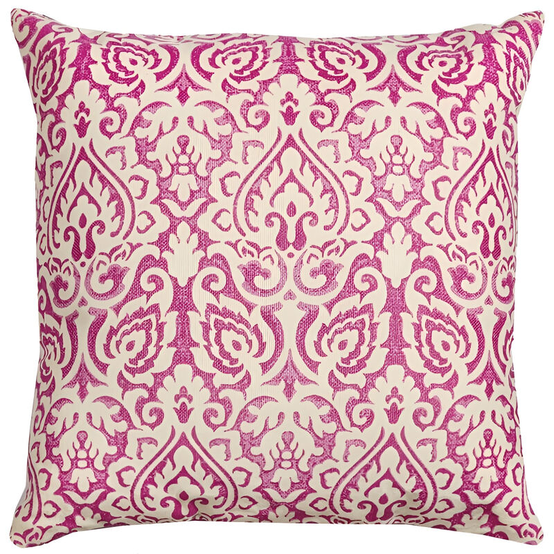 Decorative Damask Cotton Cushion &ndash; Soft Throw Pillow for Rustic or Modern Home image number 0