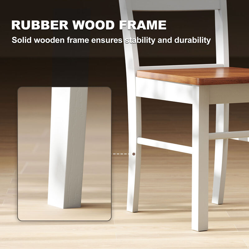 Hivvago Dining Chair Set of 2 for Kitchen or Living Room image number 5