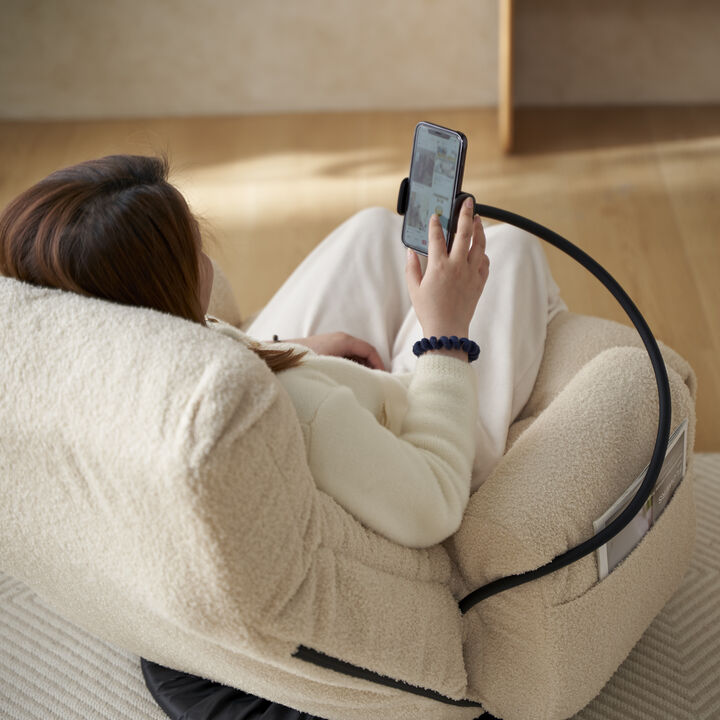 360&deg; Rotatable Adjustable Recliner Chair &ndash; Ergonomic Lounge Chair with Phone Holder