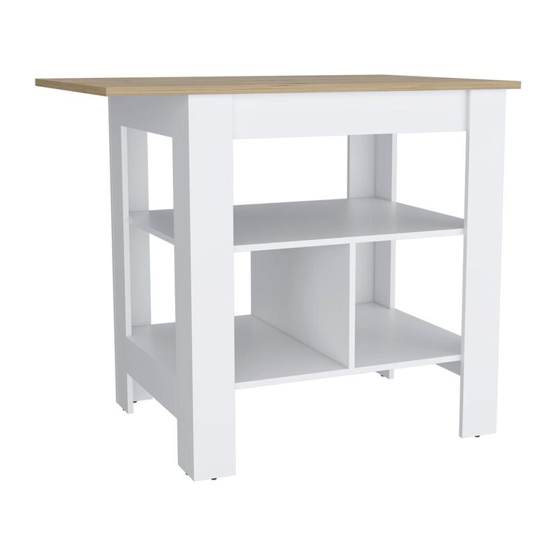 DEPOT E-SHOP Finley Kitchen Island with Counter Space