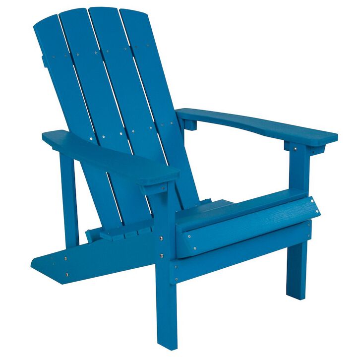 Commercial All-Weather Poly Resin Wood Adirondack Chair