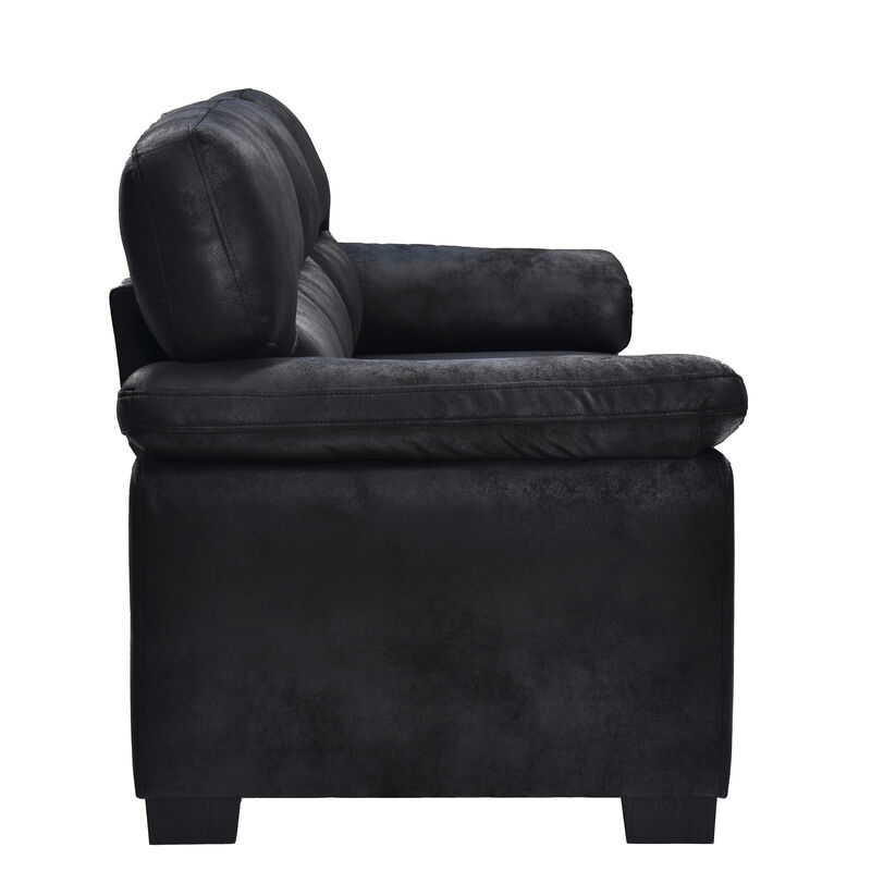 Domord Modern 81" Foil Fabric Sofa image number 3