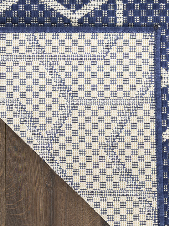 Horizon Indoor/Outdoor HOZ01 Navy 6' x 9' Rug