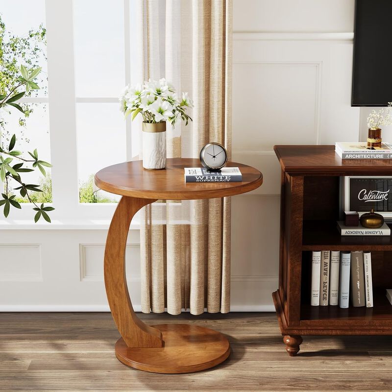 C-Shaped End Table image number 6