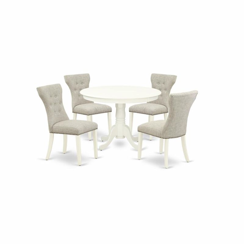 Dining Room Set Linen White