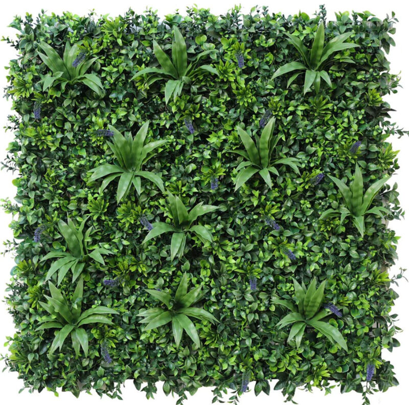 Natural Artificial Boxwood Wall 40" x 40" 11SQ FT Commercial Grade UV Resistant image number 0
