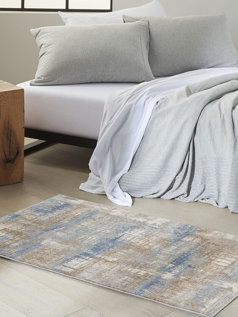 CK950 Rush CK951 Blue/Beige 3'2" x 5' Rug