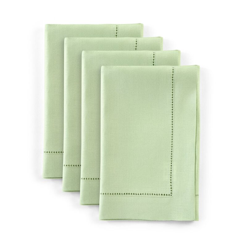 Linen Dinner Napkins - Classic Hemstitch image number 0