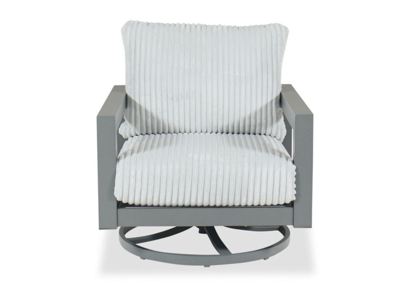 Moonlight View Outdoor Swivel Chair with Cushion