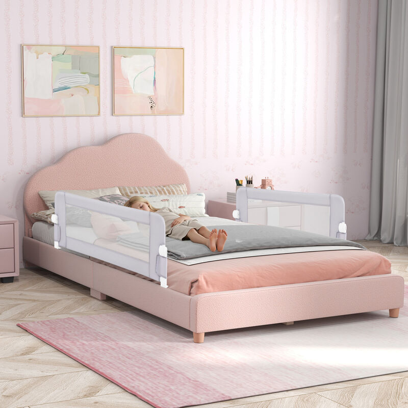 Foldable Baby Bed Guard Rail with Swing Down Design for Bedroom image number 6