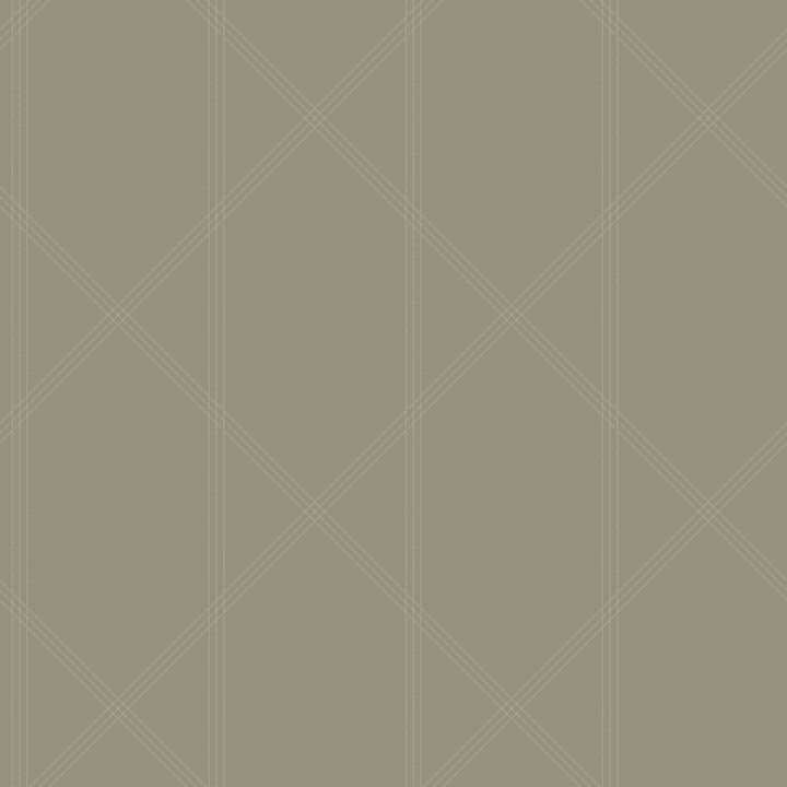 Walcott Light Grey Stitched Trellis Wallpaper (Set of 2)