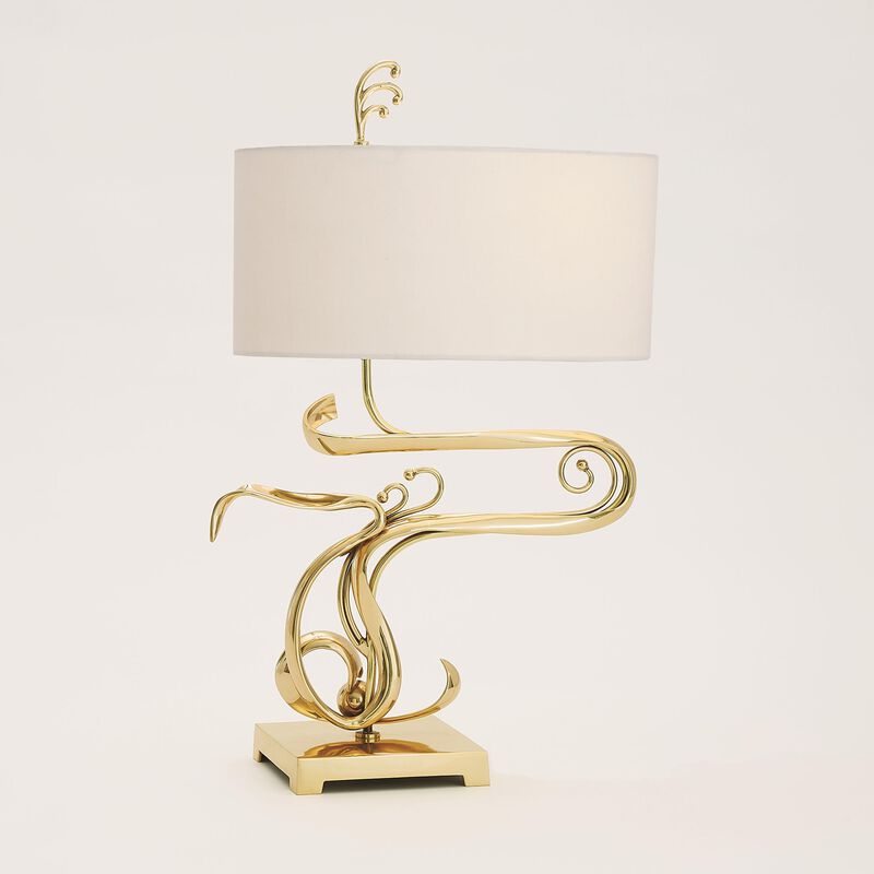 Fete Brass Table Lamp