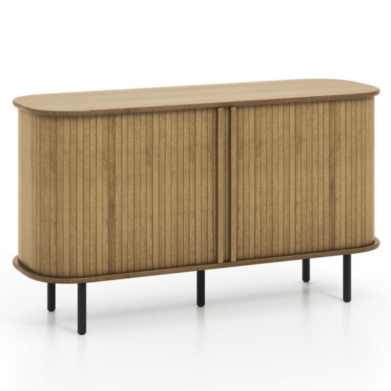 Hivvago 47 Inch Sideboard Buffet Cabinet with Adjustable Shelves for Kitchen Dining Room Living Room Entryway