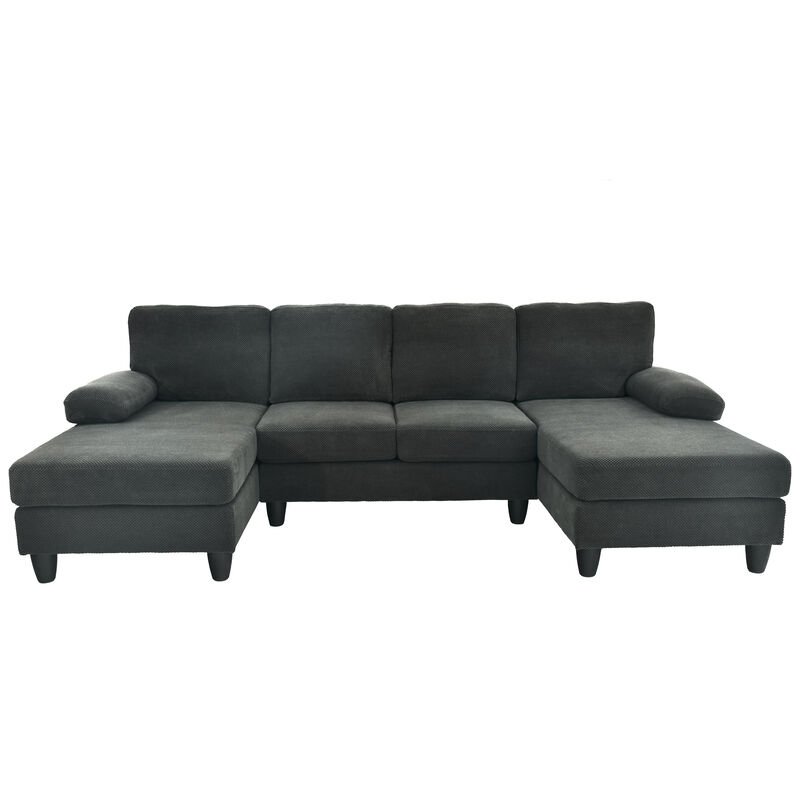 Kunfip upholstery U-Shaped Sofa image number 0