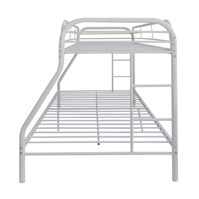 Tritan Bunk Bed (Twin/Full) in White