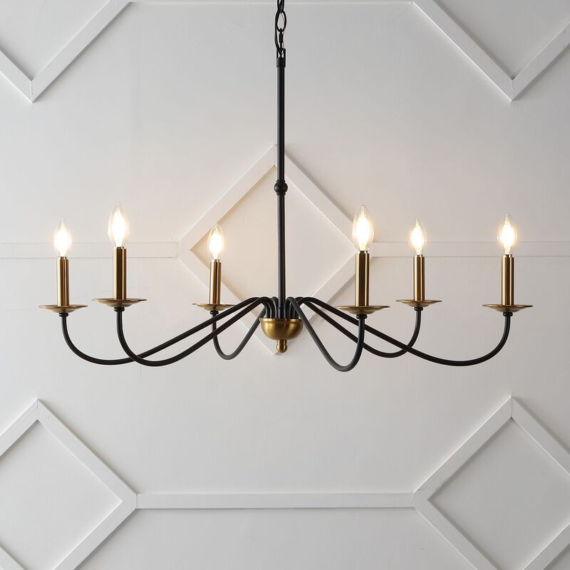 Wicklow Bohemian Farmhouse Iron LED Chandelier