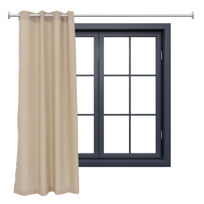 Sunnydaze Simple Outdoor Curtain Panel - 52 in x 84 in