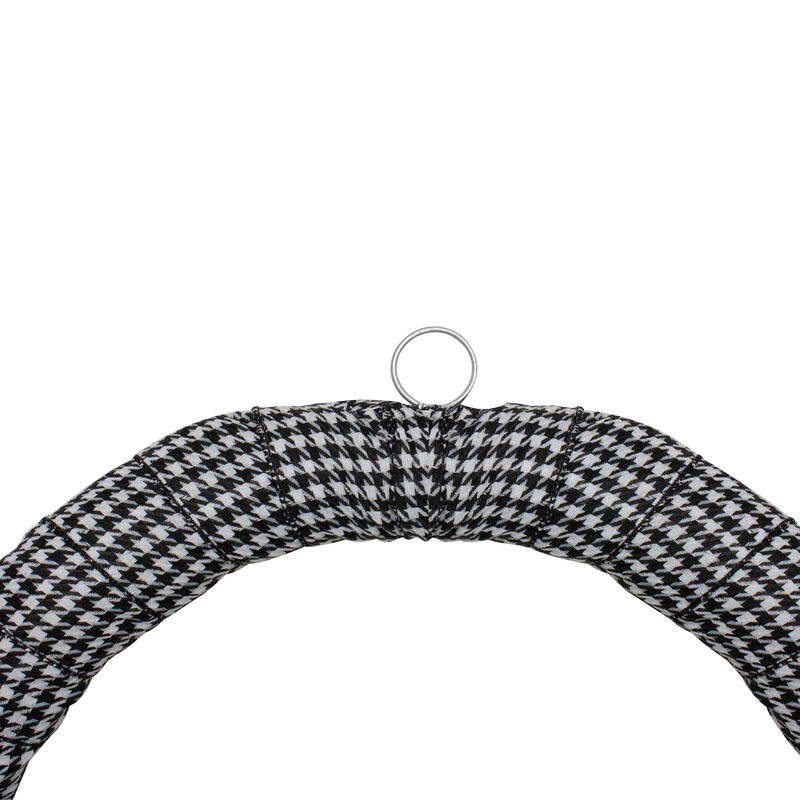 Black and White Houndstooth and Berry Artificial Christmas Wreath - 24-Inch  Unlit image number 5