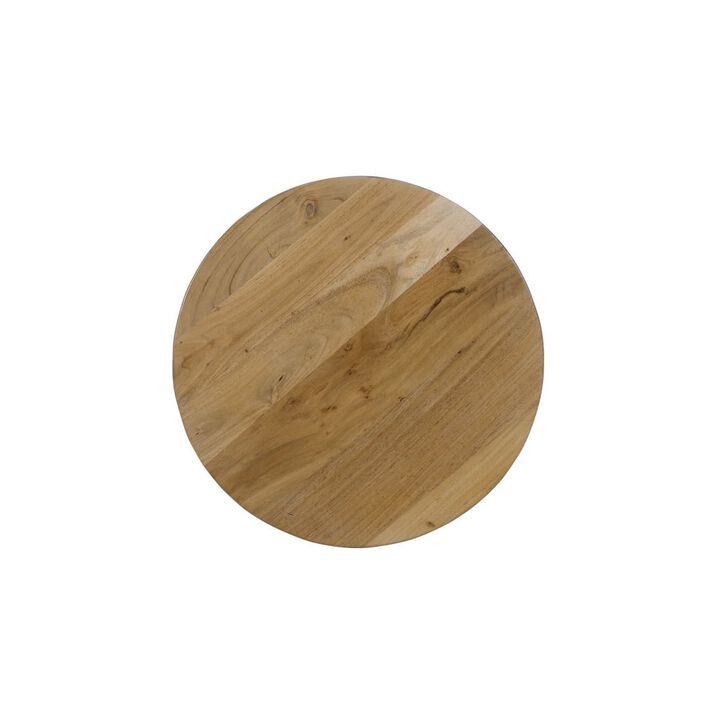 Jofran Ames Solid Wood Modern 20 Round End Table