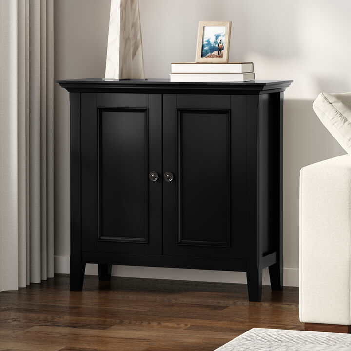 Simpli Home Amherst Low Storage Cabinet