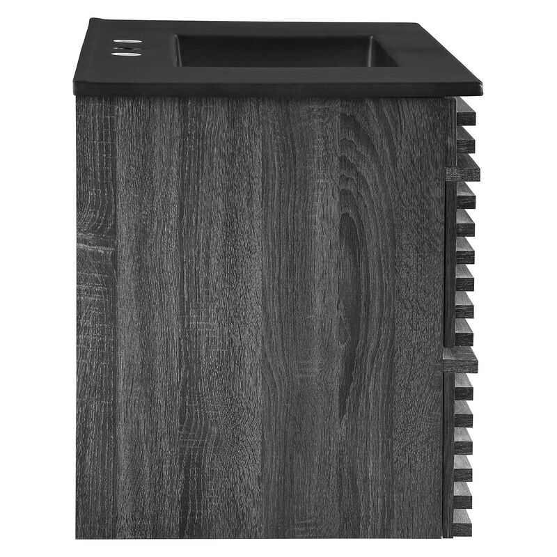 Render 36" Wall-Mount Bathroom Vanity image number 3