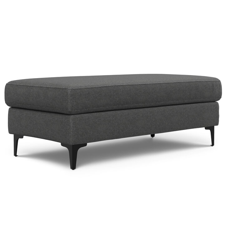 Simpli Home Ava Mid Century Ottoman Bench
