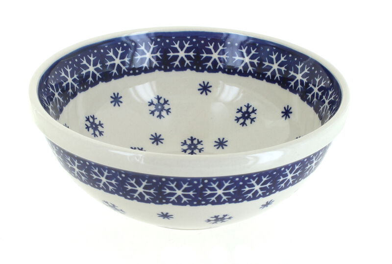 Blue Rose Polish Pottery Sunshine Grotto Cereal/Soup Bowl