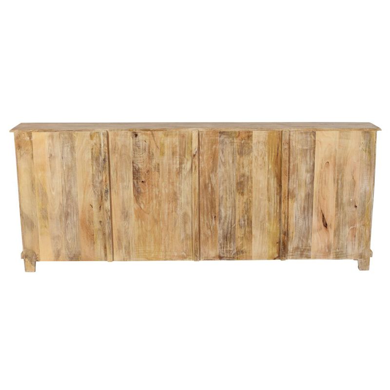 Alex Hamilton Jenna 6 Door Sideboard in a Natural Finish on Solid Mango Wood