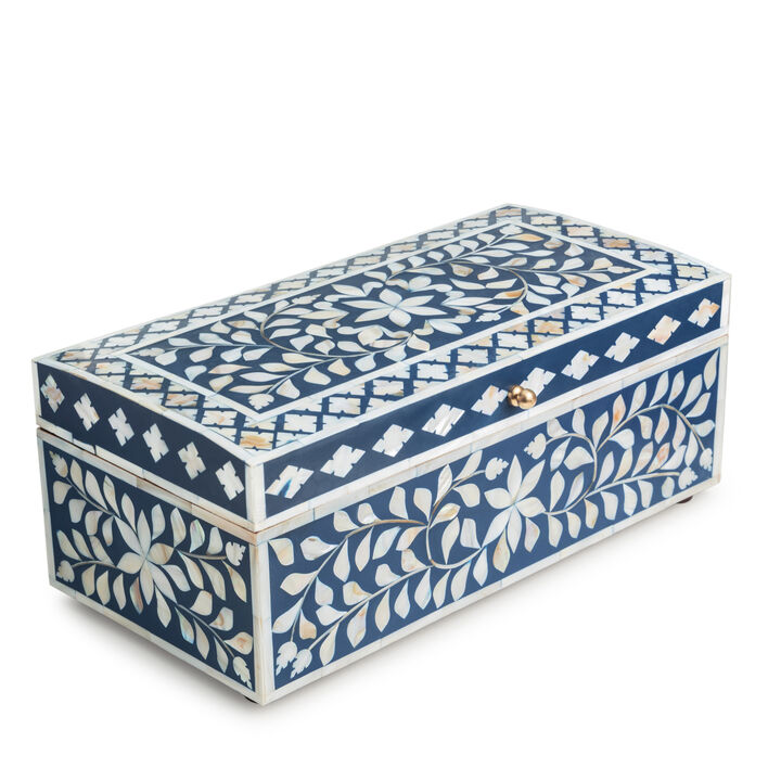 Jodhpur Mother of Pearl Decorative Box - 16"