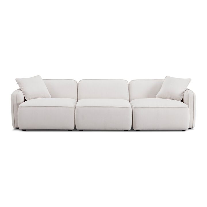 Travie Performance Corduroy Velvet Modular Sofa