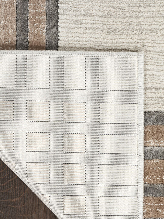 Desire DSR01 Ivory/Silver 3'11" x 5'11" Rug