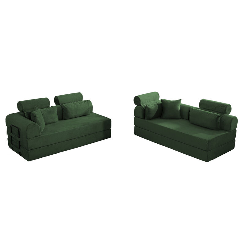 Krozu L shape Modular Sectional Sofa image number 5