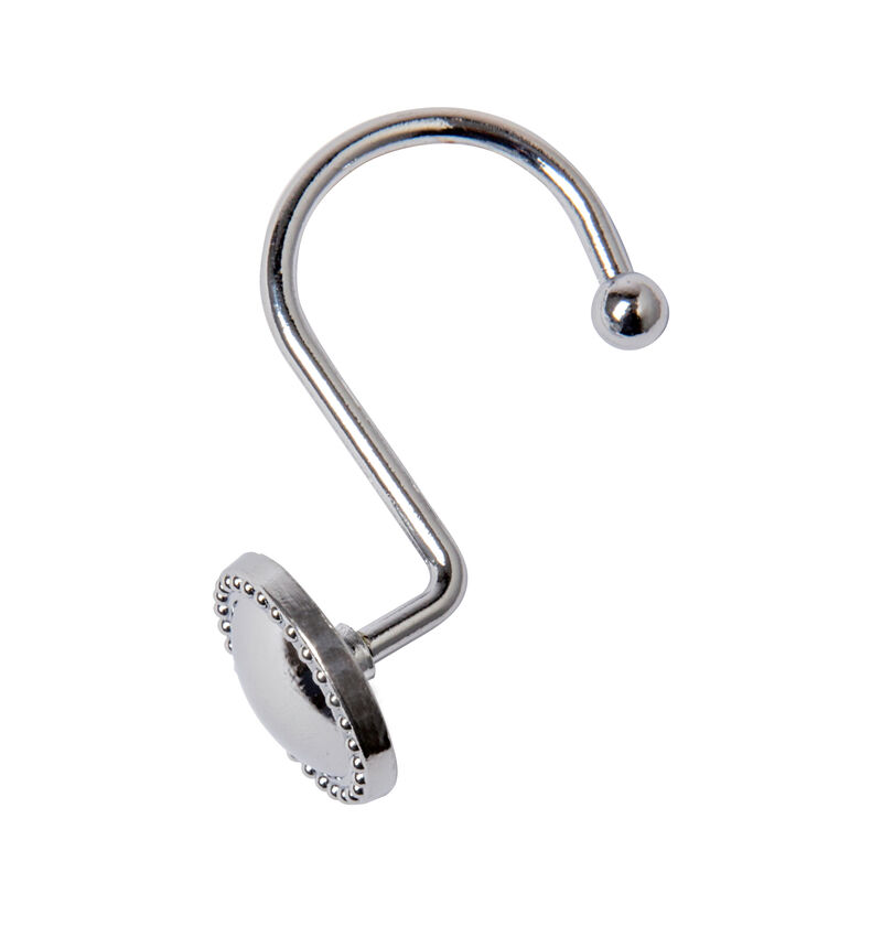 12-Piece Proof Zinc Shower Curtain Hooks image number 0