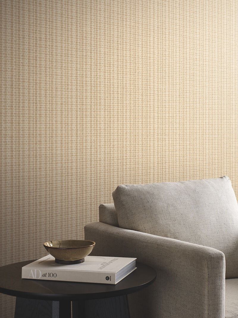 Twist Paperweave Wheat Wallpaper (Set of 2) image number 1
