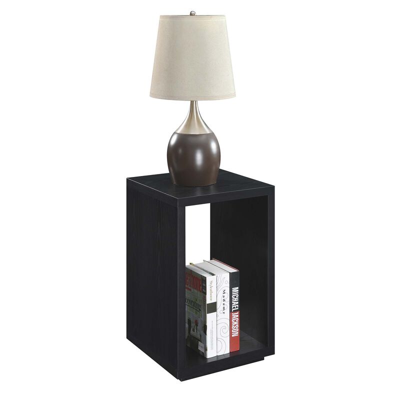 Convenience Concepts Northfield Admiral End Table with Shelf, Black