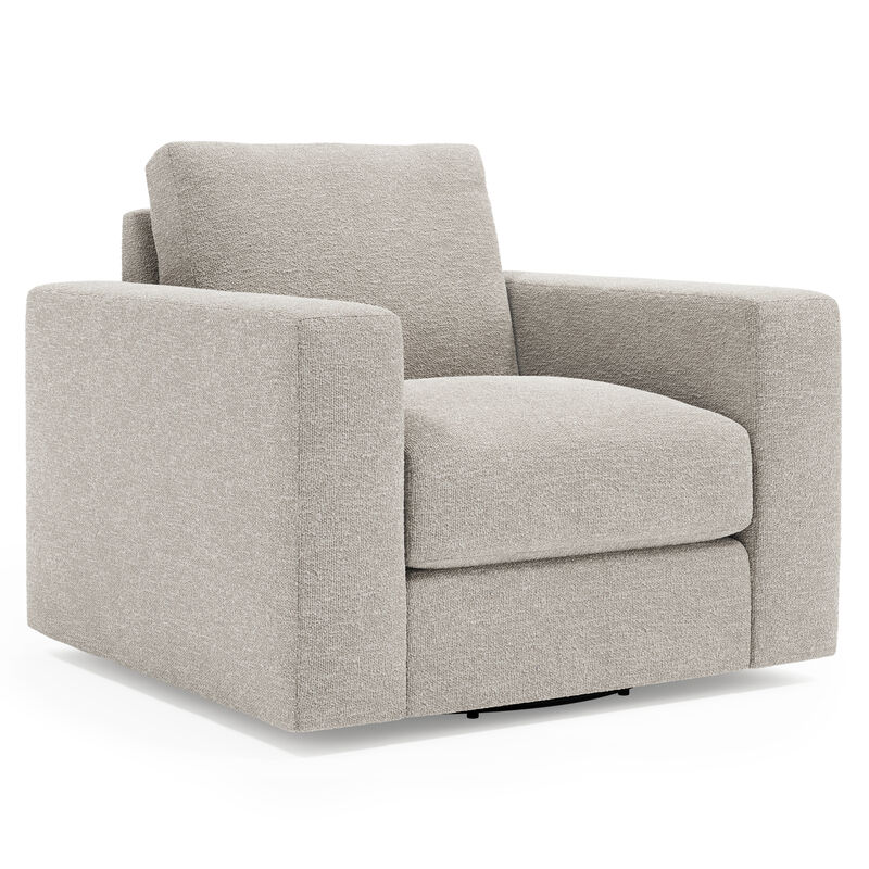 Drew Fabric Swivel Chair image number 0