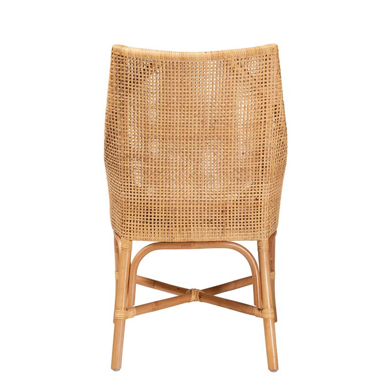 Bali & Pari Bella Modern Natural Rattan Dining Chair