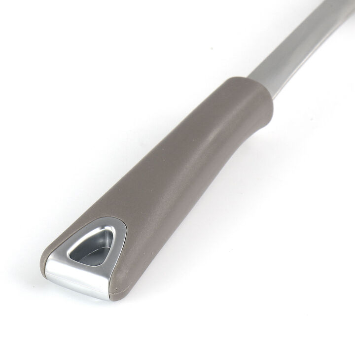 Martha Stewart Nylon Slotted Spoon in Taupe