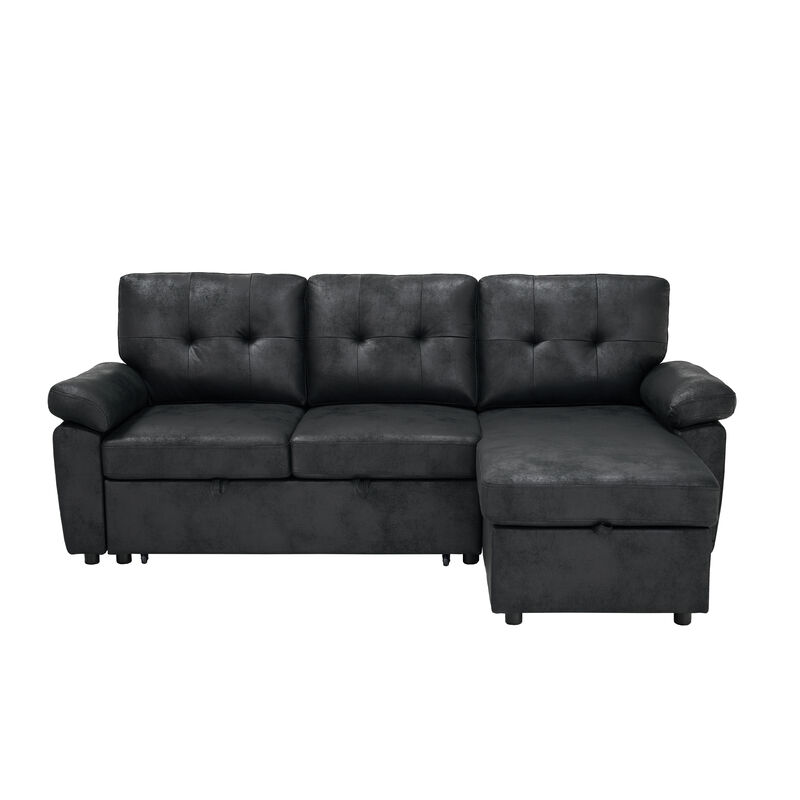 TATEUS  L-Shaped Pull-Out Sectional Sofa image number 0