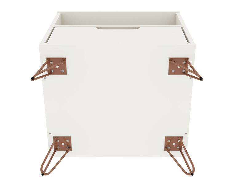 Rockefeller White 1-Drawer Nightstand image number 5