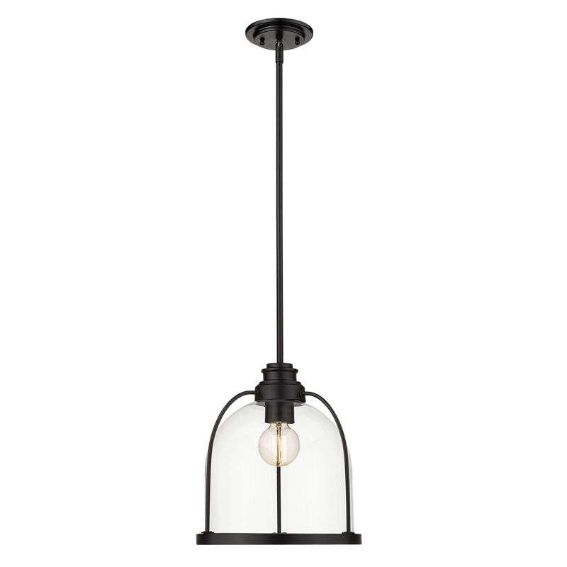 Hivvago Stanton 1-Light Matte Black Pendant
